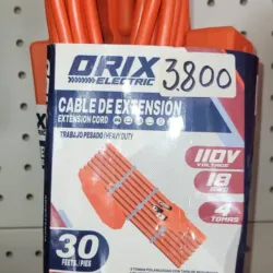 Extensión eléctrica de 9 metros