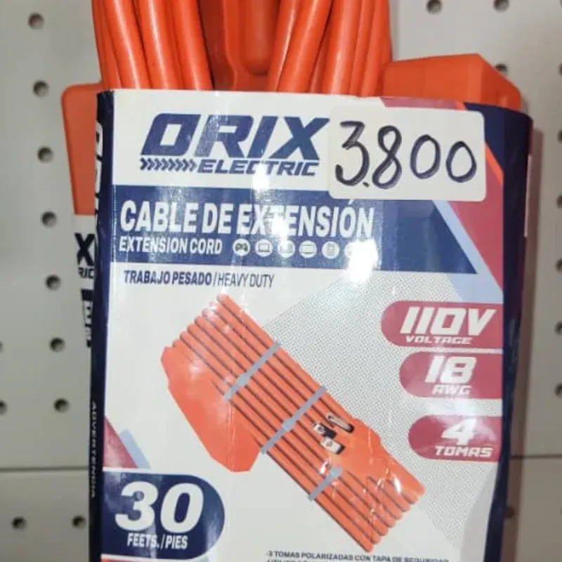 Extensión eléctrica de 9 metros