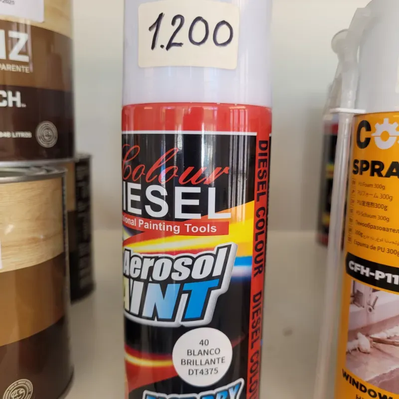 Pintura Aerosol (spray) - Blanco Brillante
