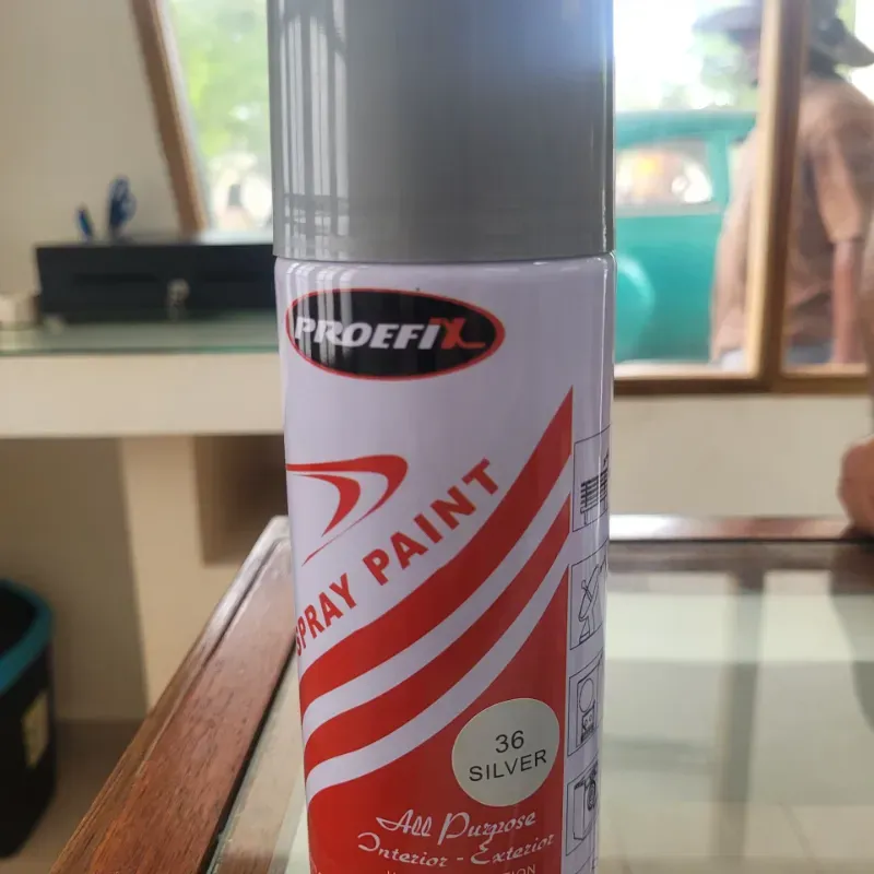 Pintura Aerosol (spray) - Plateado