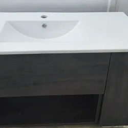 Conjunto lavabo moderna 80cm ebony 3170000033
