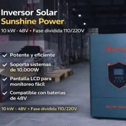 Inversor SUNSHINE POWER 10KW 48V