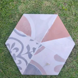 Porcelanato hexagonal