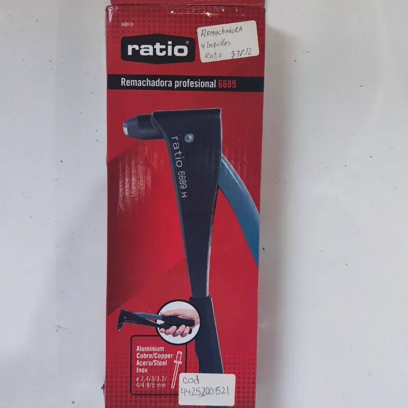 Remachadora profesional 6689.   4425200521