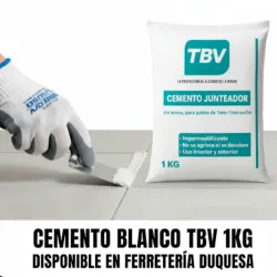 Cemento Blanco TBV 1kg