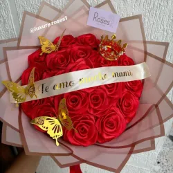 Ramo de Rosas de Satin de 20 Flores