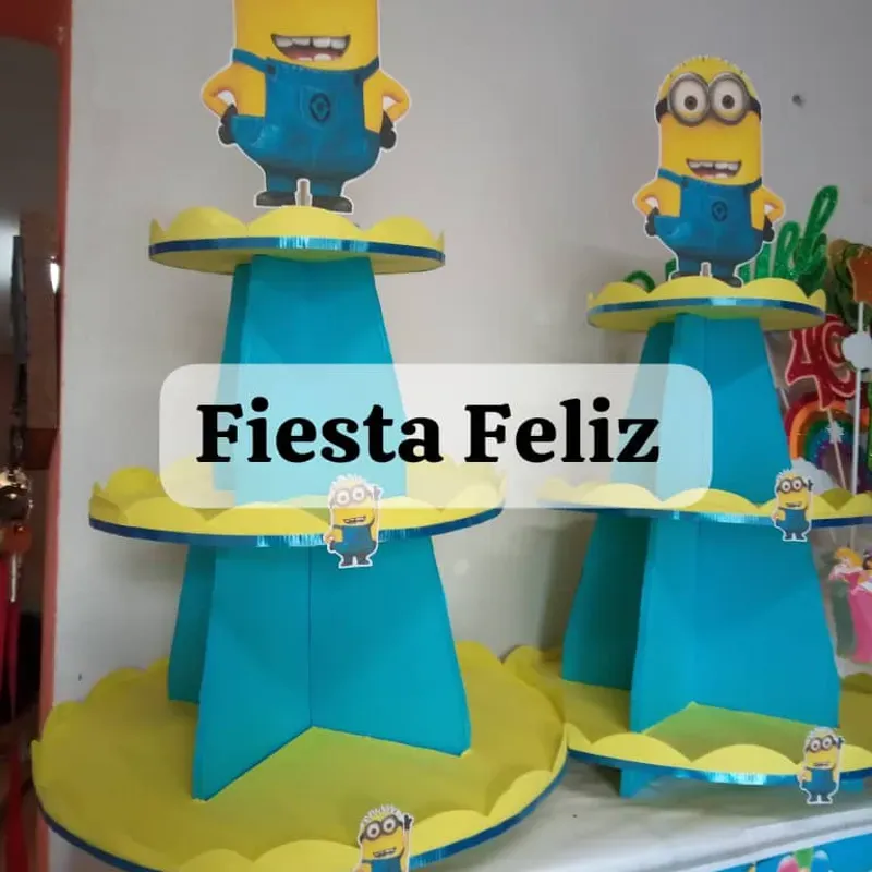 Base para cupcakes Minion 