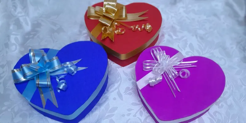 Caja corazón pequeña