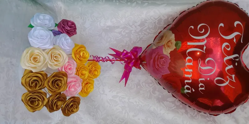 Globo metalizado de corazón 18"