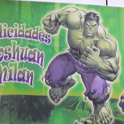 Pancarta de Hulk 