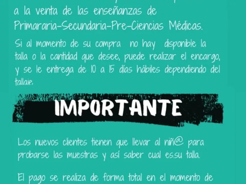 Uniformes Escolares 