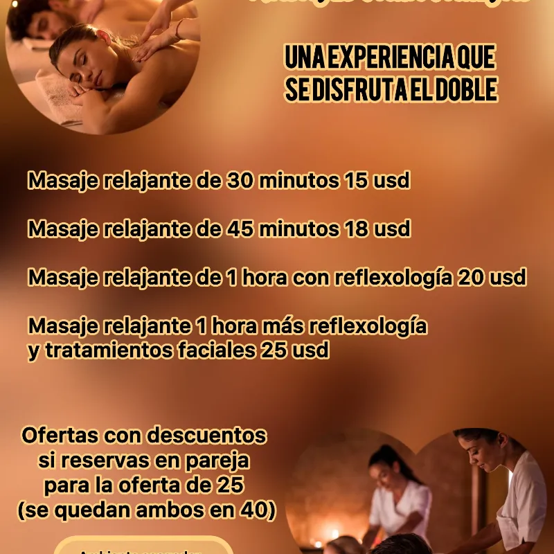 MASAJES CORPORALES COMBINADOS