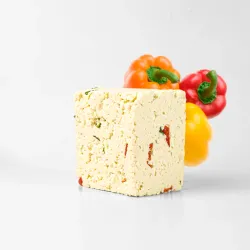 Queso Fresco de Ají Cachucha y Ajo 