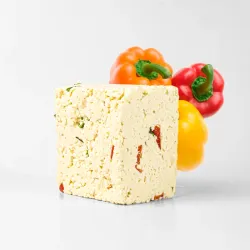 Queso Fresco de Ají Cachucha y Ajo 