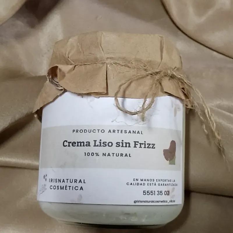 Crema de peinar de liso sin frizz