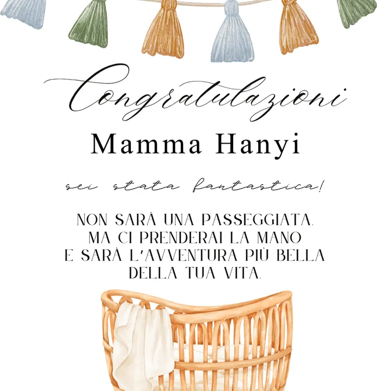 Congratulazioni MAMMA