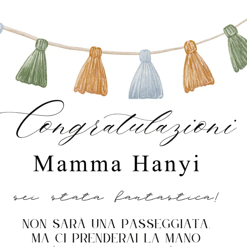 Congratulazioni MAMMA