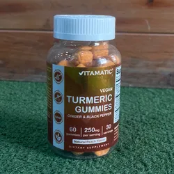Gomitas veganas de cúrcuma
