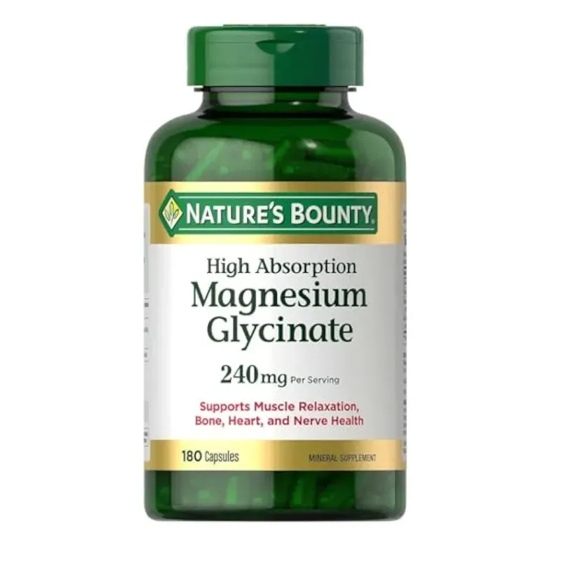 Nature's Bounty Glicinato de magnesio
