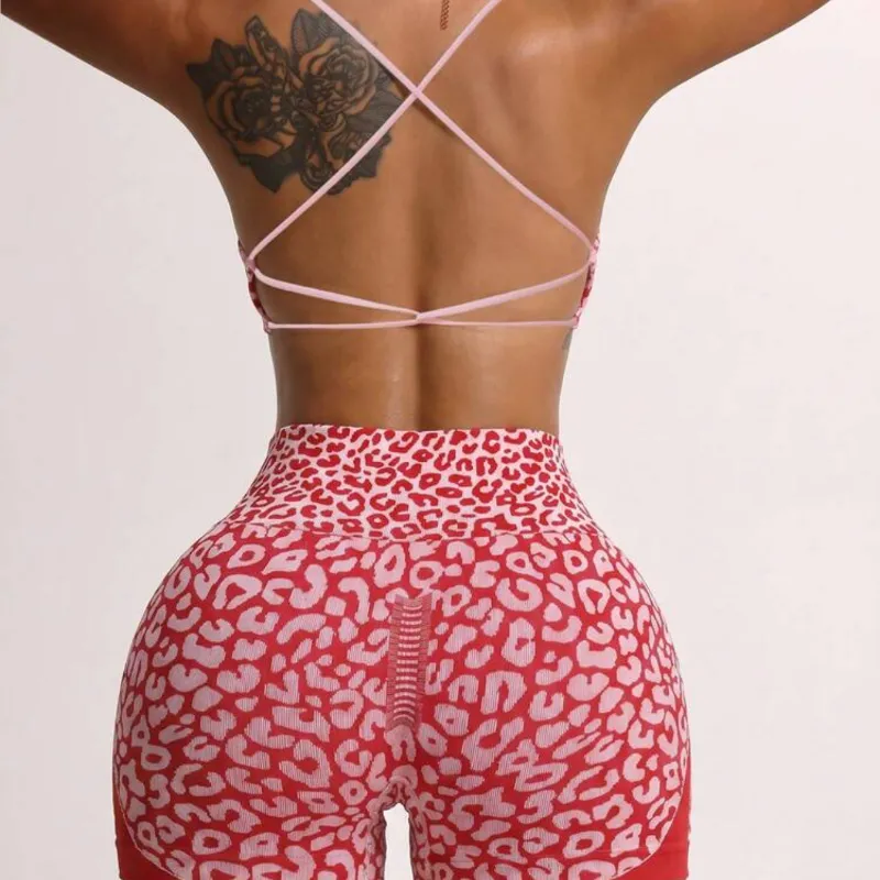 Set leopardo corto
