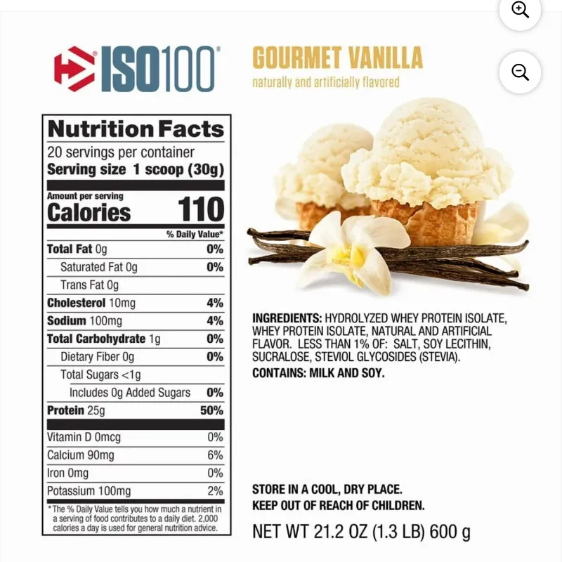 DYMATIZE ISO100 (vainilla)