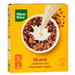 MUESLI (crujiente con chocolate negro)