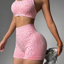 Set leopardo corto 