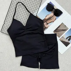 Set blusa/licra corta