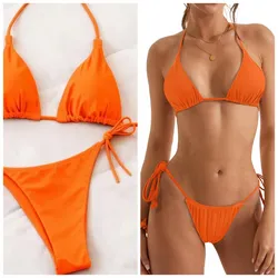 Bikini color naranja