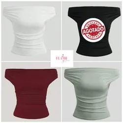 Blusas asimetricas hombro a hombro