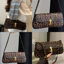 Bolso animal print cierre dorado