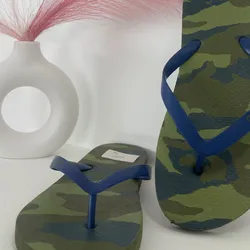 Chancletas estampado de camuflaje 38/39