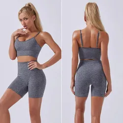 Conjunto de top y licra corta estampado