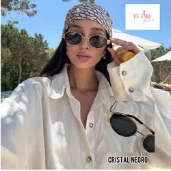 Gafas estilo Céline cristal negro