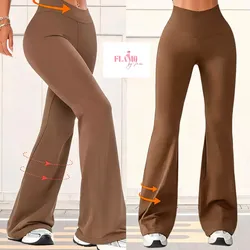 Leggin campana color marrón