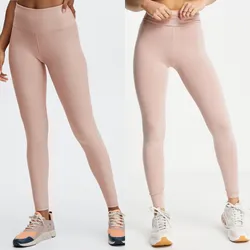 Leggin largo ajustado color rosa palo