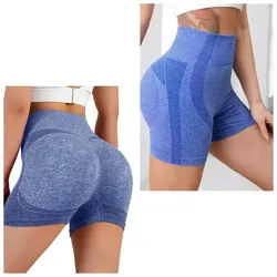 Licra corta levantaglúteos color azul