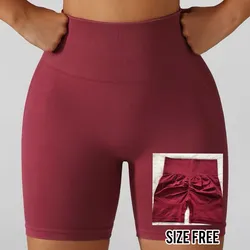 Licra corta rojo vino levanta gluteos