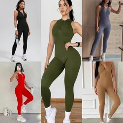 Monos largos ajustados al cuerpo levantagluteos (rojo,beige, gris, negro y verde aceituna)