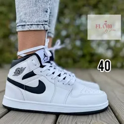 Nike Jordan botas blanco y negro #40 calidad G5