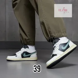 Nike jordan negro blanco y verde #39 calidad G5