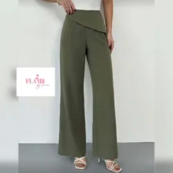 Pantalon de vestir color aceituna
