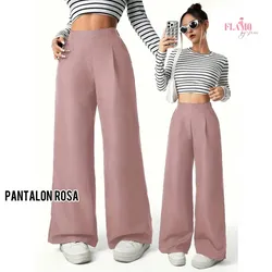 Pantalon de vestir tono rosa palo