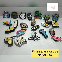Pines para crocs