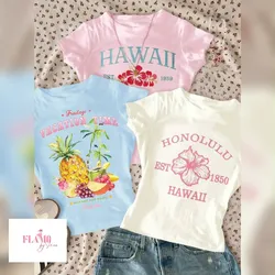 Pulover 3 modelos con diseño tropical