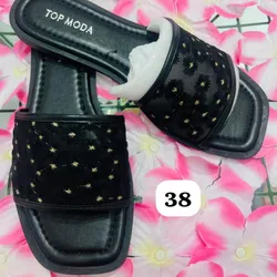 Sandalias color negro # 38