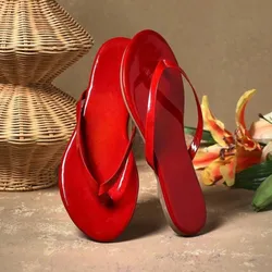 Sandalias color rojo #37