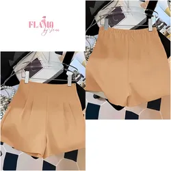 Short de vestir color beige