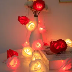 Tira de luces Led con flores