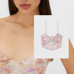 Top corsé Stradivarius